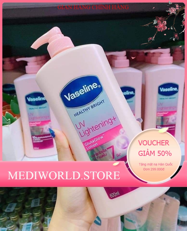 DƯỠNG THỂ TRẮNG DA VASELINE 10X 570ml UV Thái Lan