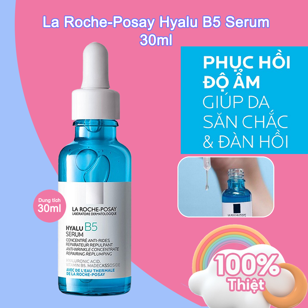 CHÍNH HÃNG✨ La Roche-Posay Hyalu B5 Serum 30ml Dưỡng chất chuyên sâu giúp hỗ trợ tái tạo da