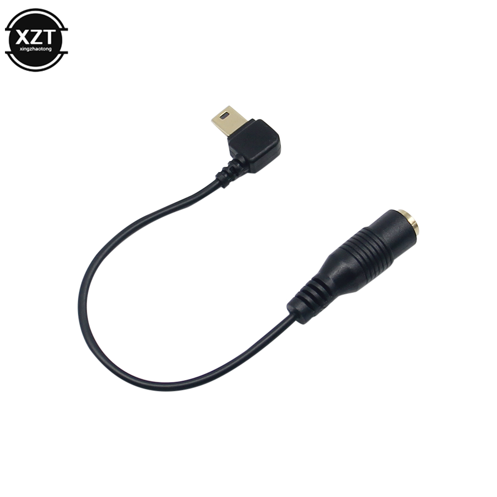 3.5mm Microphone Mini Usb External Mic Audio Adapter Transfer Cable Wire For Hero 4 3 Action Camera Accessories. 