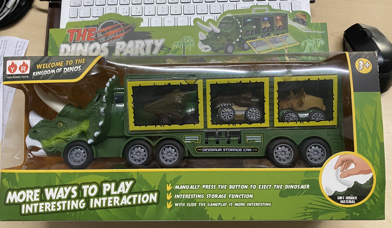 Xe khủng Long chở thú - HUNTERSON TOYS