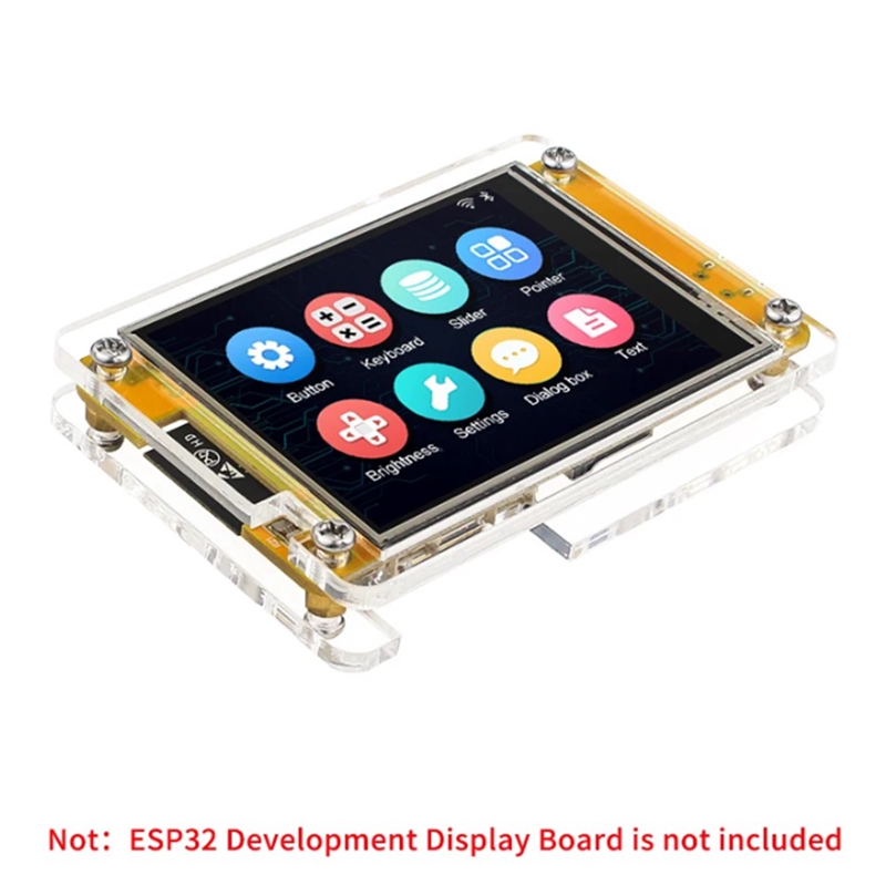 1 PCS Acrylic Case Protective Shell Transparent for 2.8 Inch Display Screen ESP32 Development Board LCD TFT Module