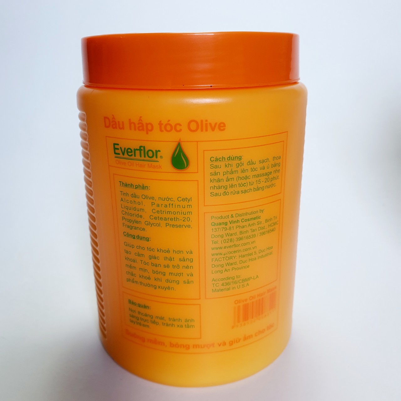 Hấp dầu ủ , dầu xả tóc Everflor 1000ml , phục hồi tóc