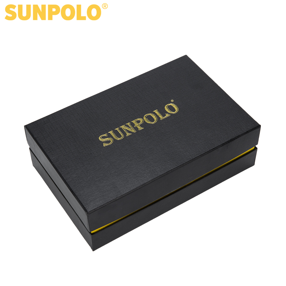 Thắt Lưng Nam Da Bò Khóa Kim SunPoLo BS01D (Đen)