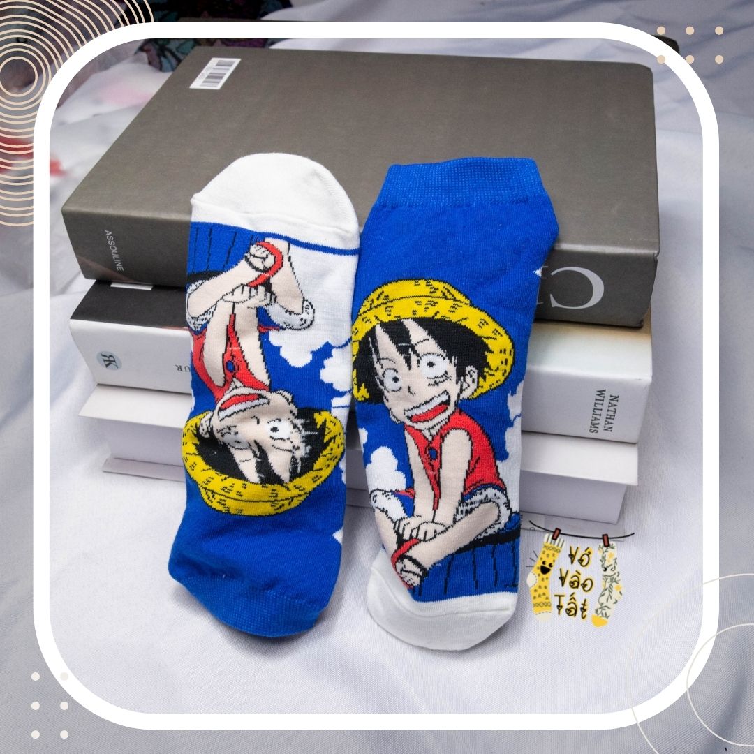 TẤT/ VỚ CỔ NGẮN CƯỚP BIỂN LUFFY ONE PIECE