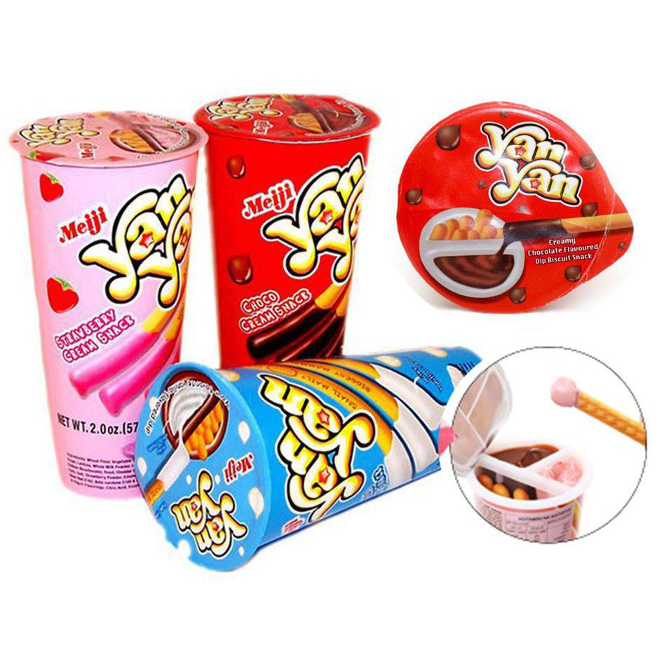 Bánh Que Chấm Meiji Yanyan Các Vị Ly 50g