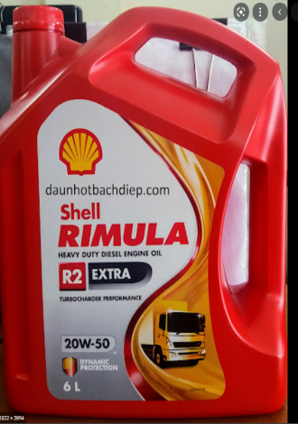 Shell Rimula R2 Extra CF-4  20W50  6 lÍt