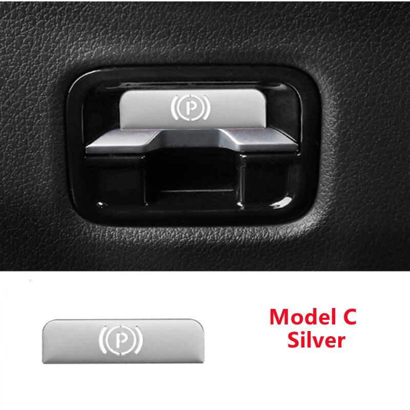 Car Styling P Handbrake Switch Headlight Adjust Button Engine Start Ignition Trim Sticker For Mercedes Benz C Class W206 2022-23