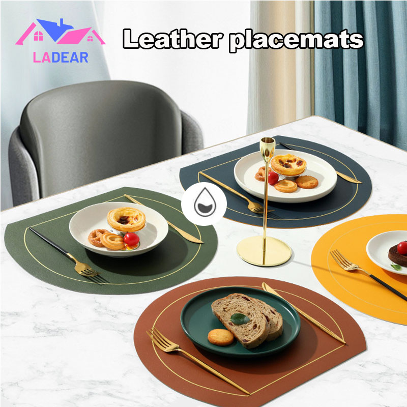 {SG} Placemats for Dining Table Waterproof Table Mats Washable Placemat