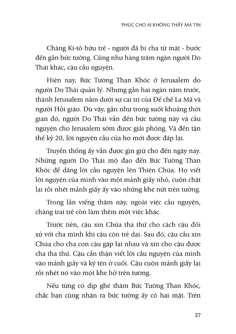 Sách - Phúc - Cho Ai Không Thấy Mà Tin - Newshop