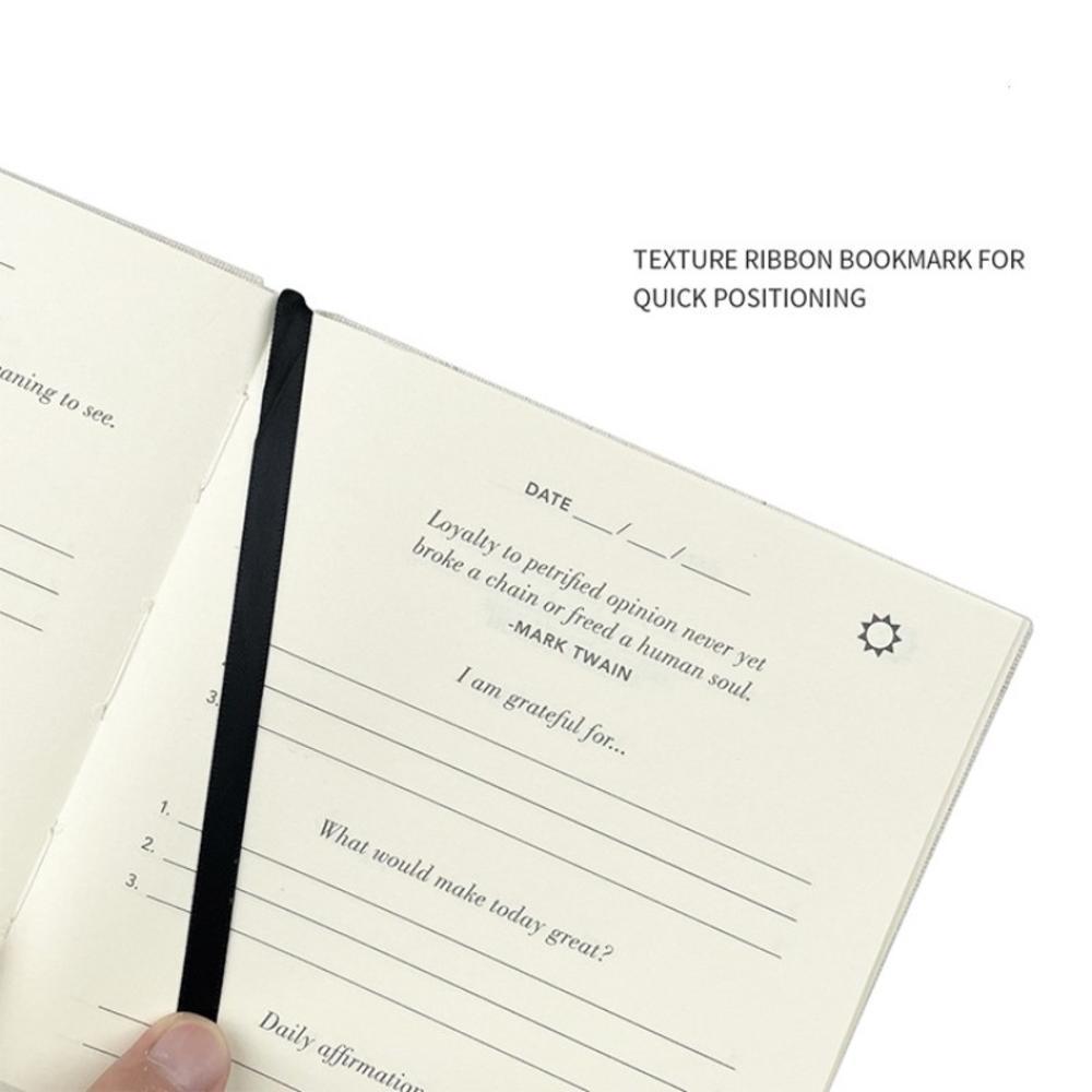 Gratitude Journal Diary Notebook Self-Discipline Notebook Punching Schedule Plan Five-Minute Journal