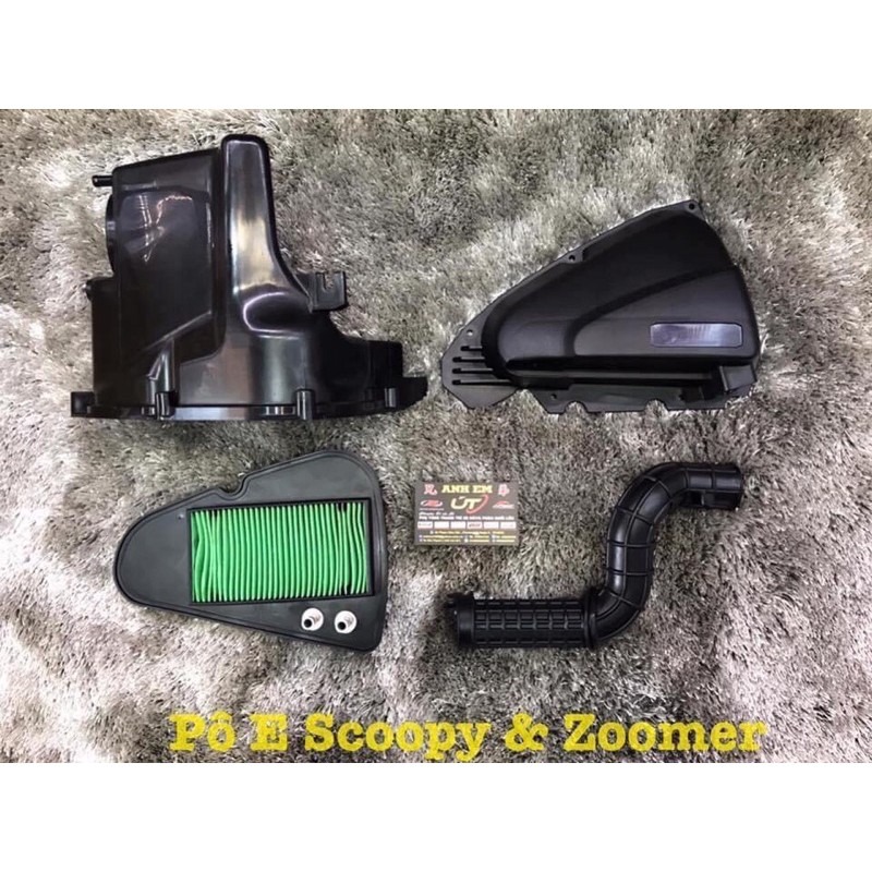 Combo pô e scoopy 4 món gắn như zin cho vision 2014-2019 ( tặng kèm tem titan esp)