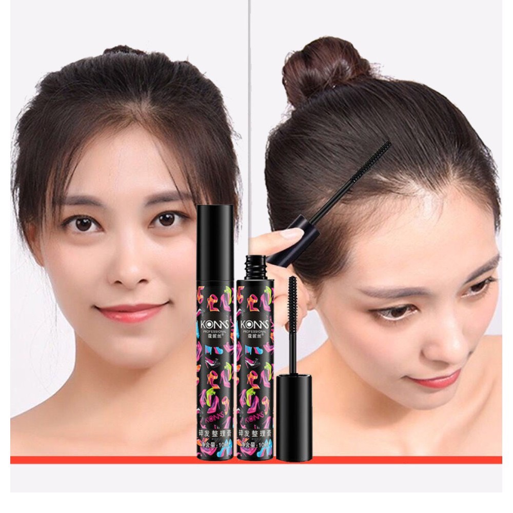 Mascara chải tóc con gọn vào nếp tạo kiểu tóc đẹp..