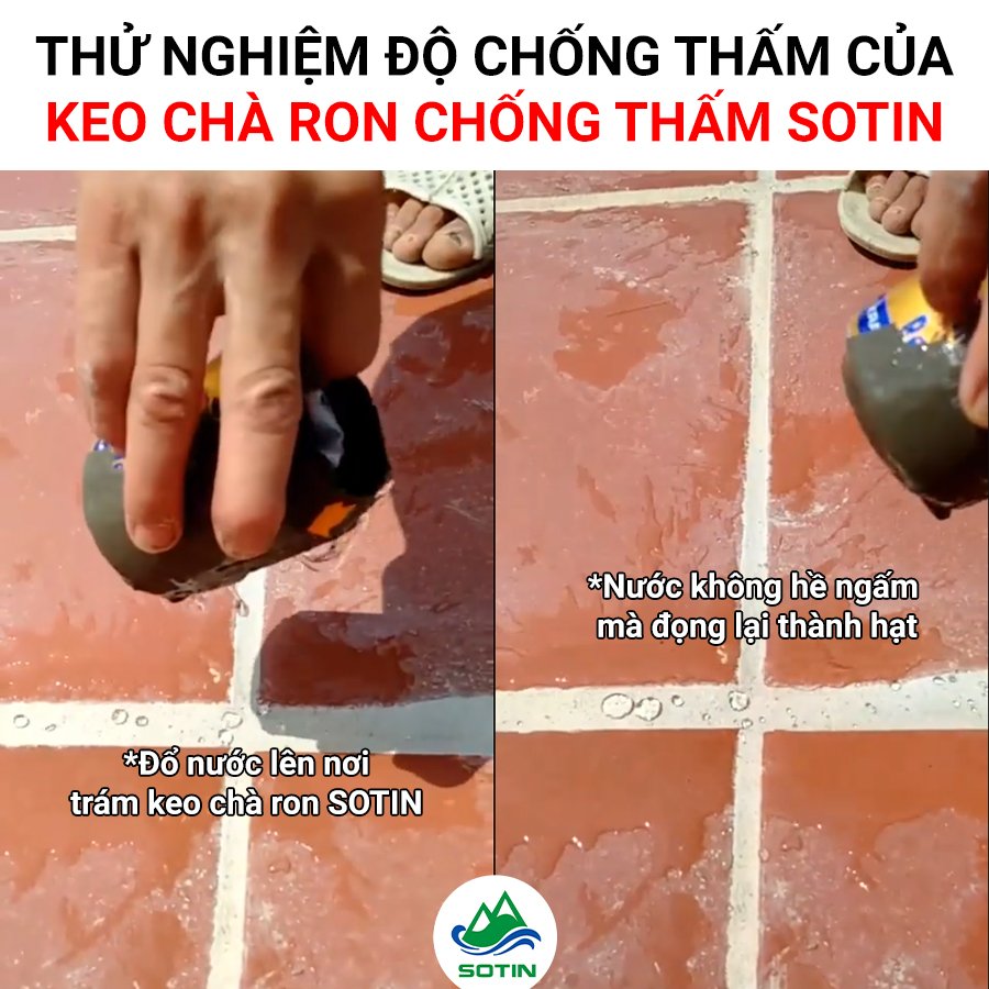 Keo chà ron chống thấm túi 2kg