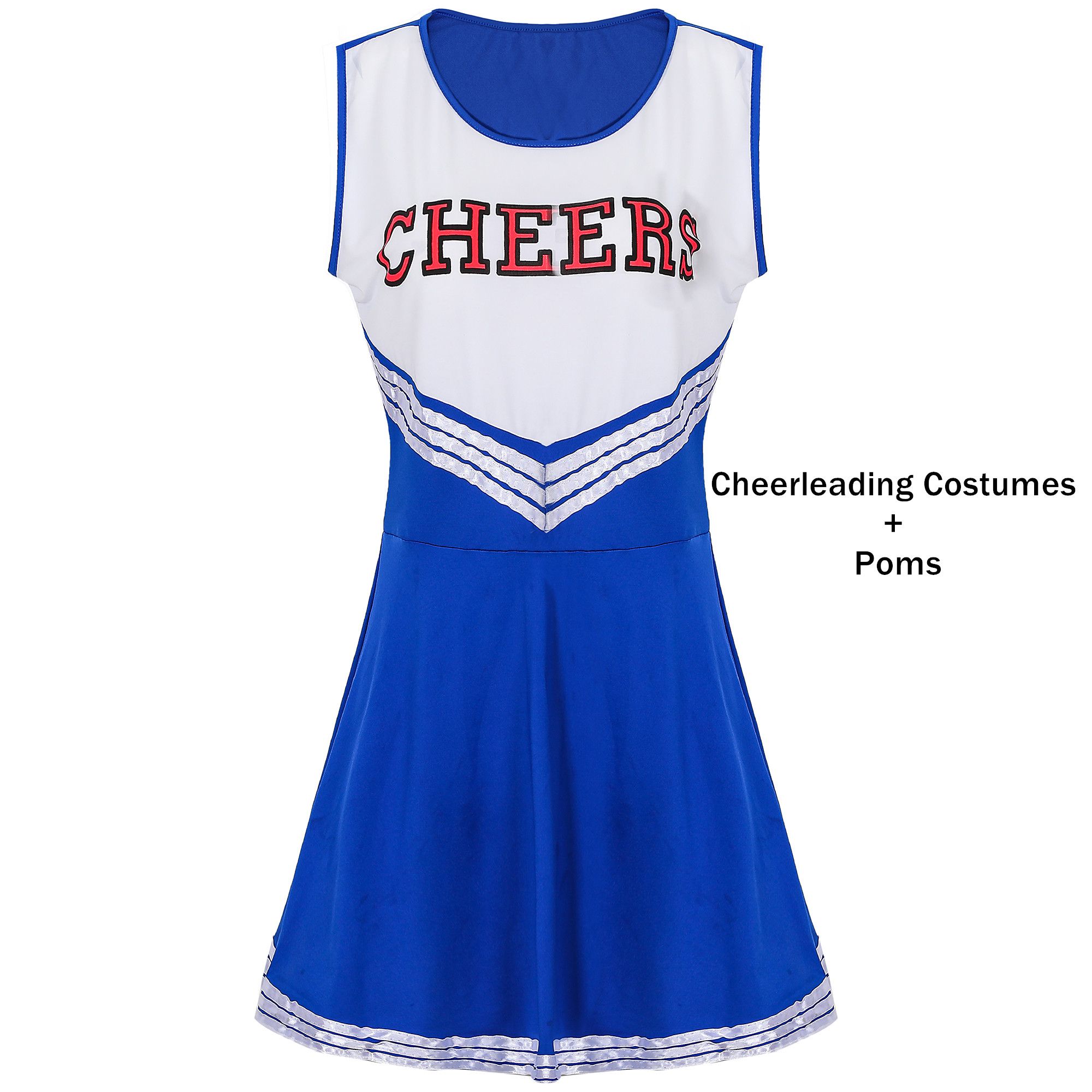 MAXG 3PCS Cheer Outfits For Girls Cheerleader Costume For Women Cheer ...