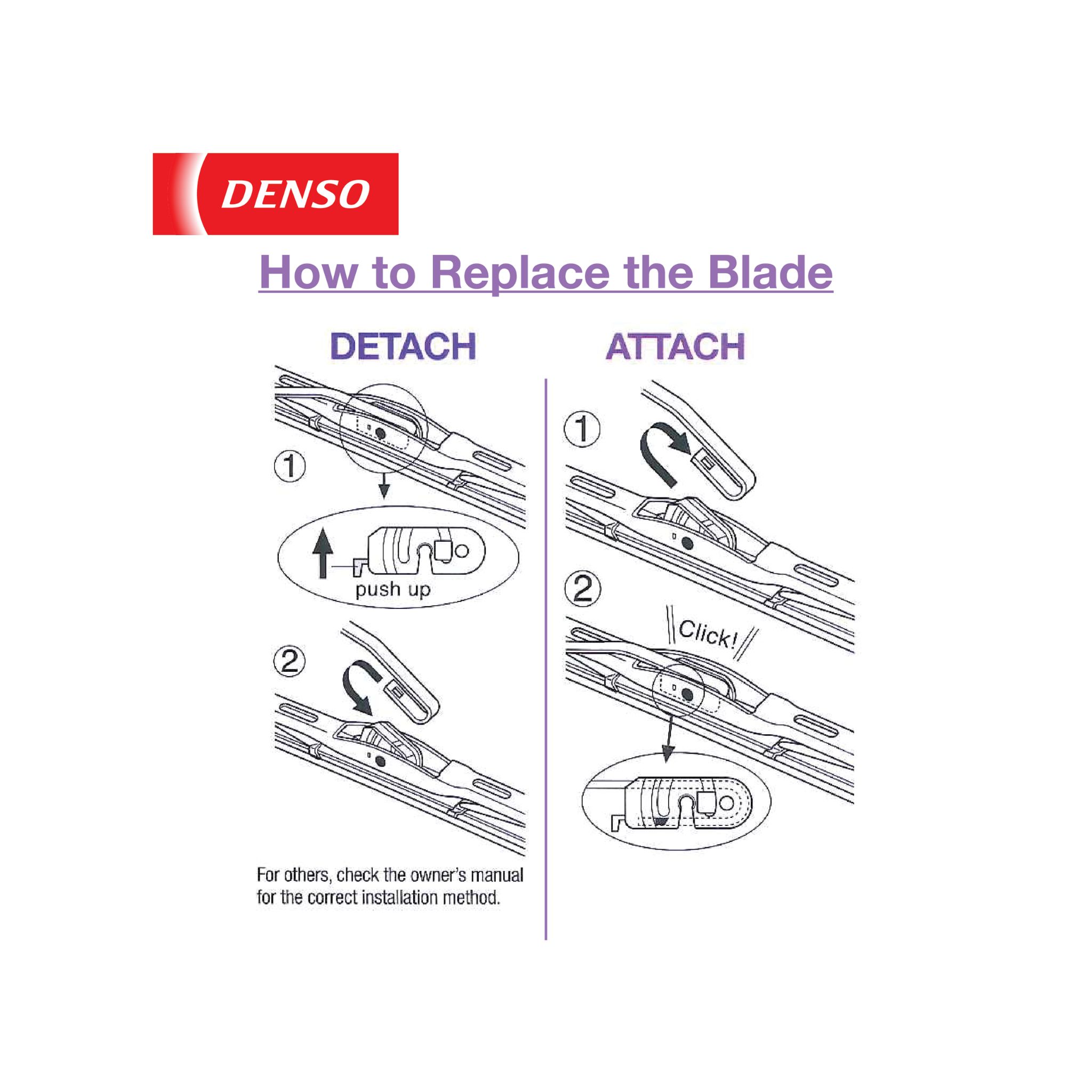 Suzuki Ciaz Denso Wiper Blade - 2 Pcs Set - Denso Premium . 