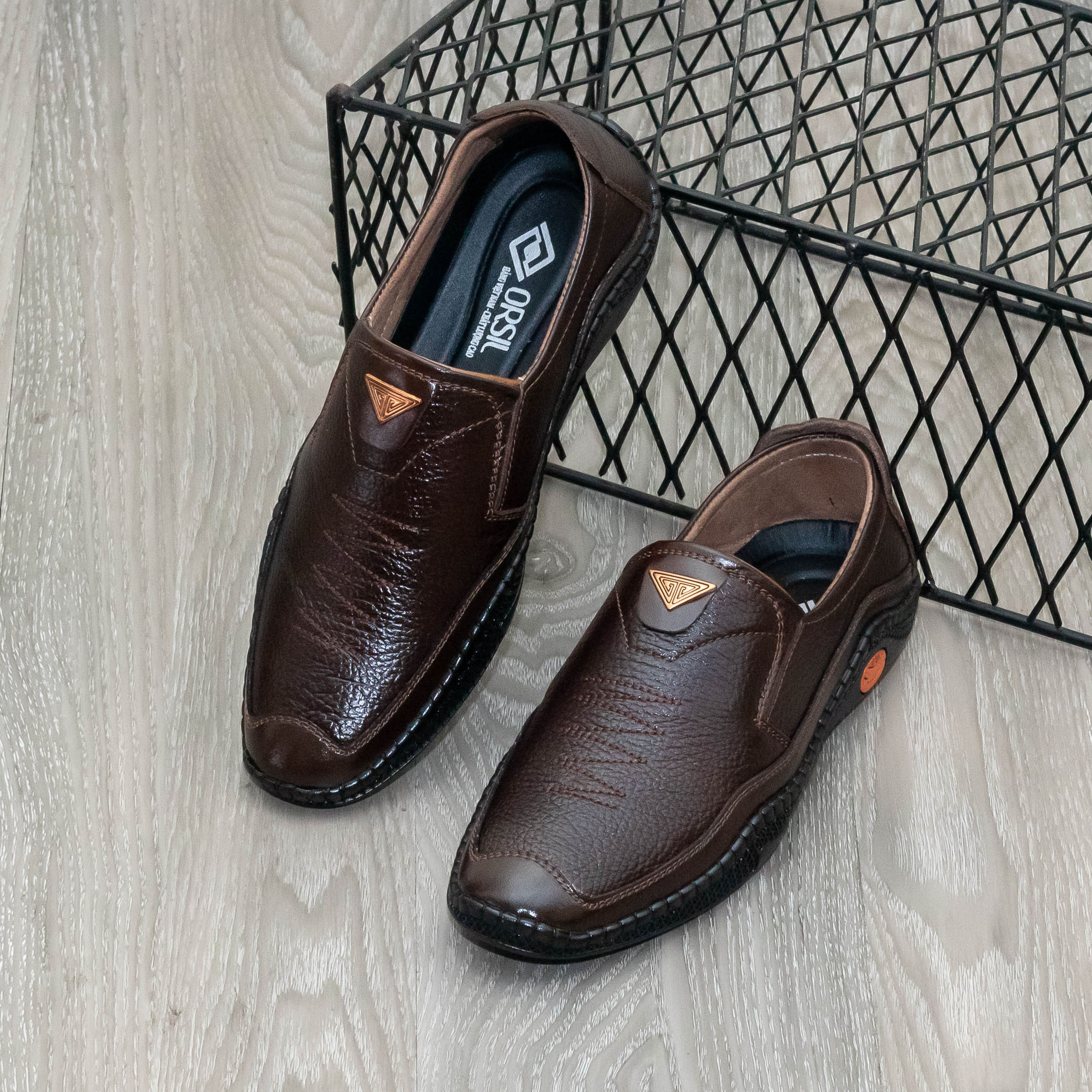 Giày lười nam da bò cao cấp ORSIL D09