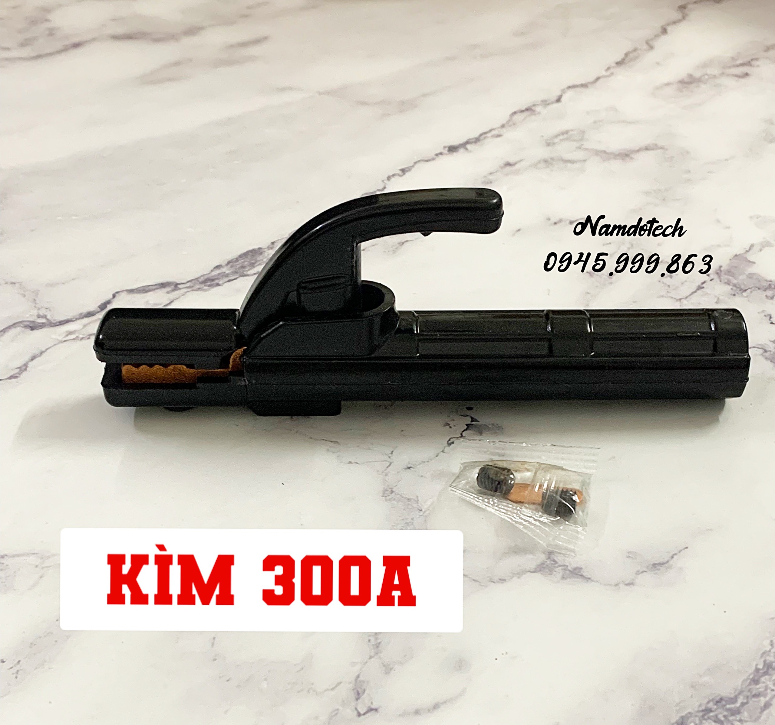 Kìm hàn 300a dùng cho máy hàn, kìm hàn que giá tốt, màu đen