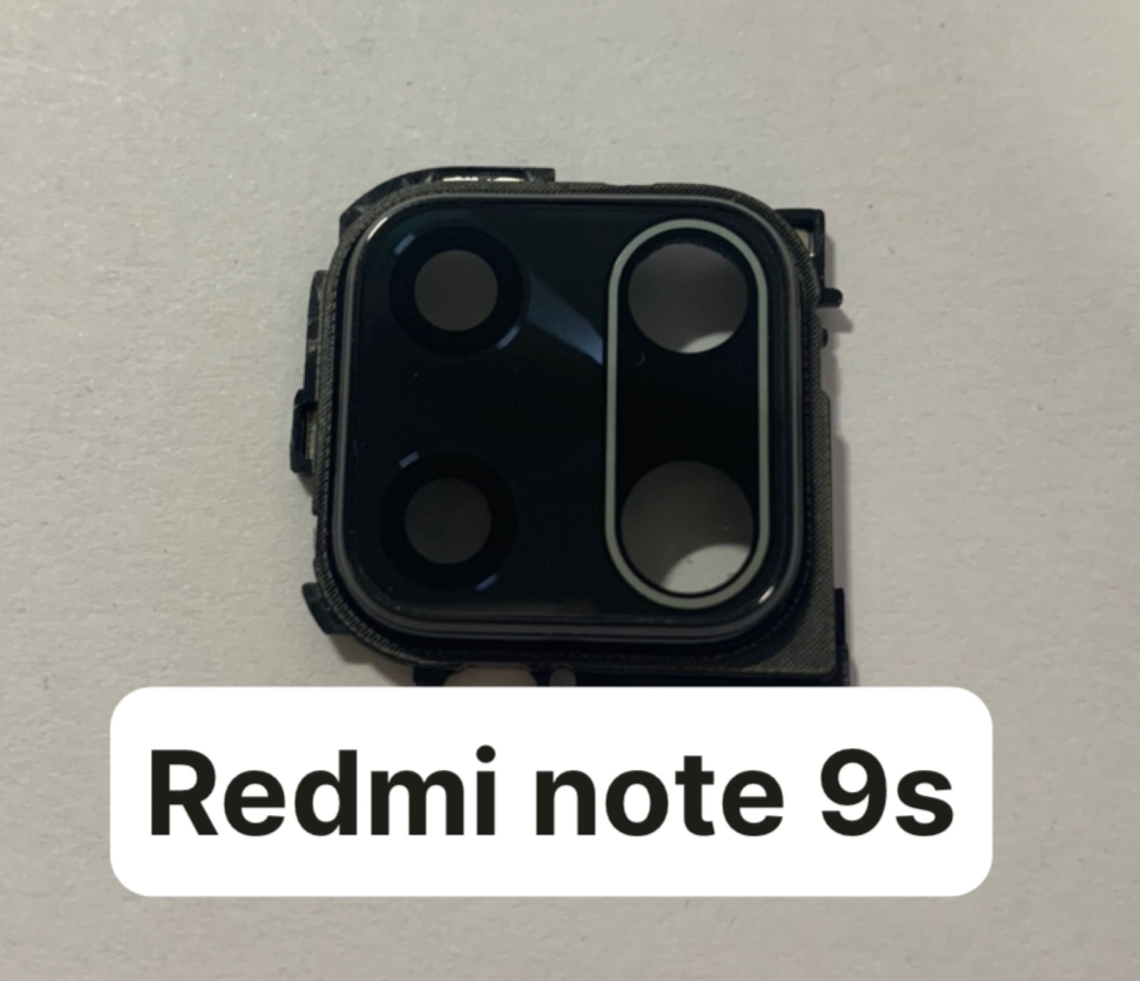 Cụm kính camera sau xiaomi redmi note 9s / Note 9 pro kính liền vành