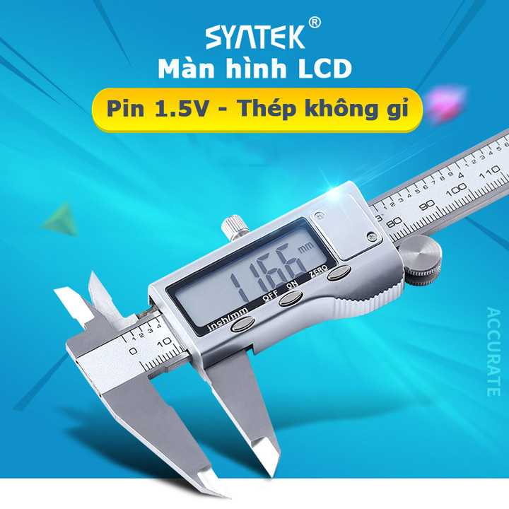 Thước kẹp điện tử thép không gỉ 150mm