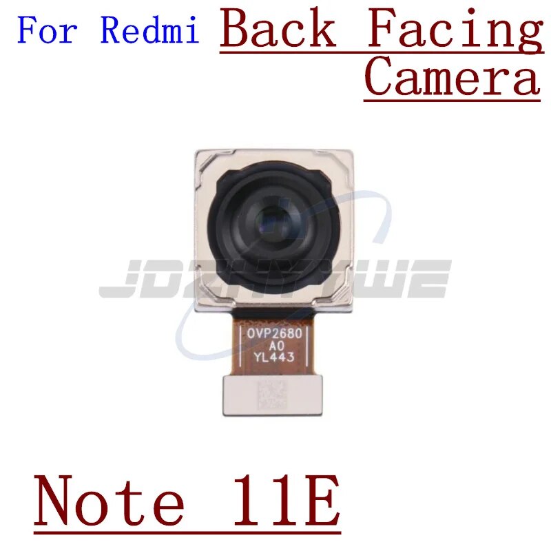 Original Back Main And Front Facing Camera Module Sensor Flex Cable For Xiaomi Redmi Note 9 9s 10 11 Pro 11E 11i 4G 5G Parts.