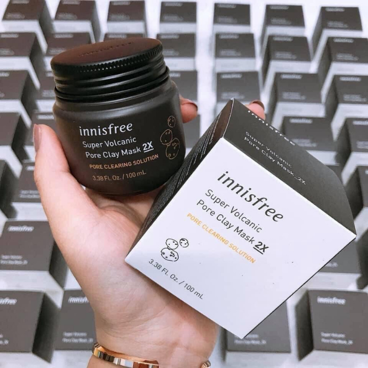 Mặt Nạ Đất Sét Innisfree Super Volcanic Pore Clay Mask 2X 100ml