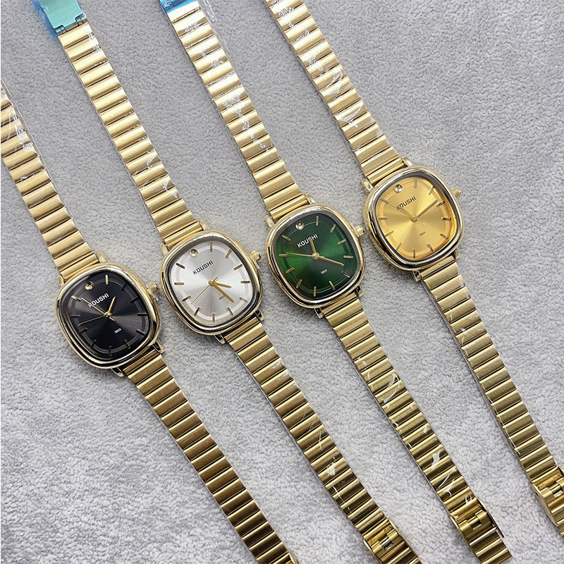 【versatile style】【Very good-looking】KOUSHI Watches -蔻时跨境钢带女士IPG电镀时尚女表，专 ...