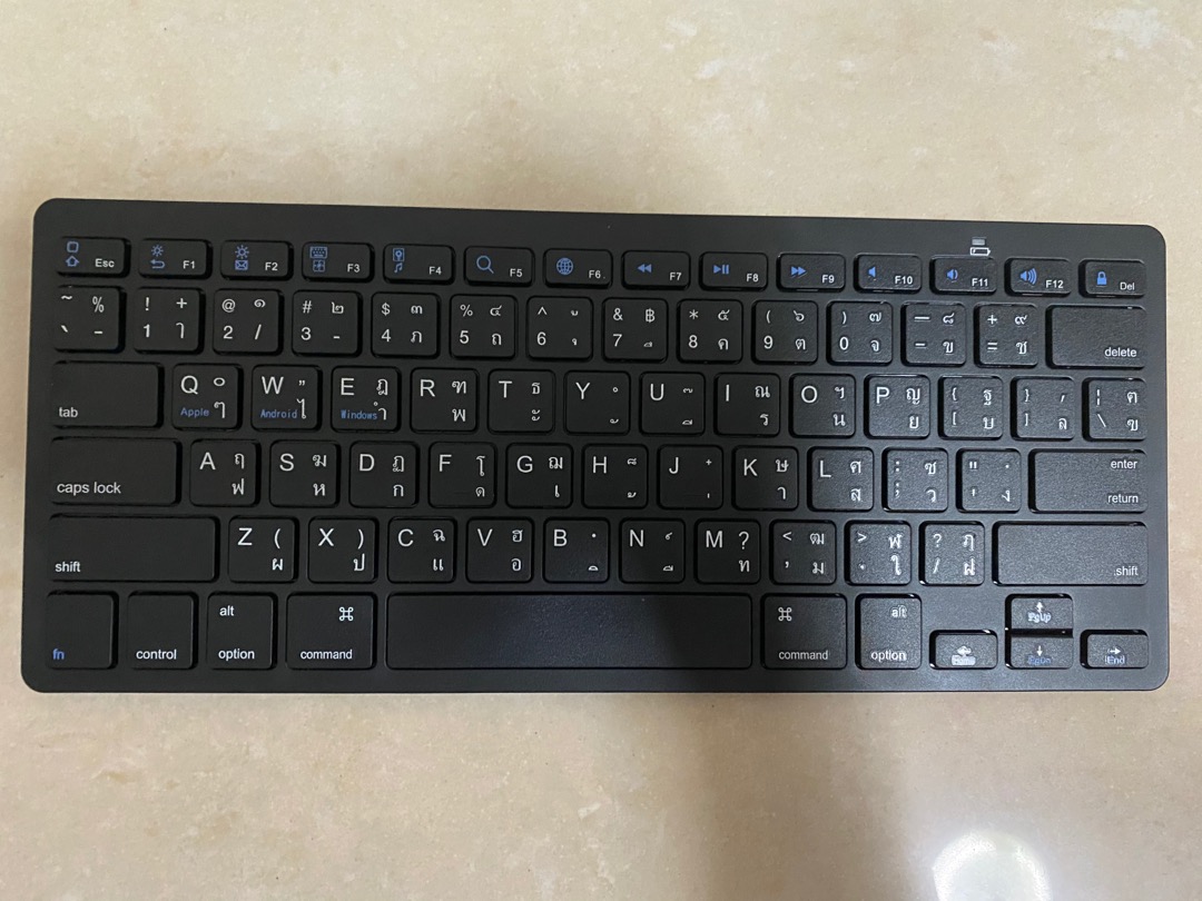 คีย์บอร์ดไร้สาย Bluetooth keyboard wireless Ultra Slim รุ่น bk3001