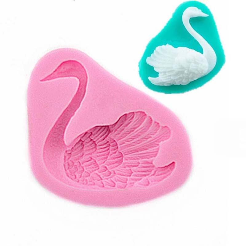 Maoyuanxing Swan Silicone Fondant Cake Decorating Sugarcraft Mold Cookie Pastry Baking Mould