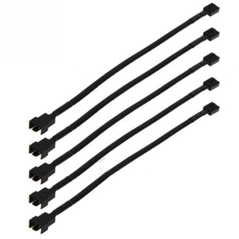 【High-quality】5 Pcs 4 Pin CPU Fan Power Cable Female To Male PWM ...