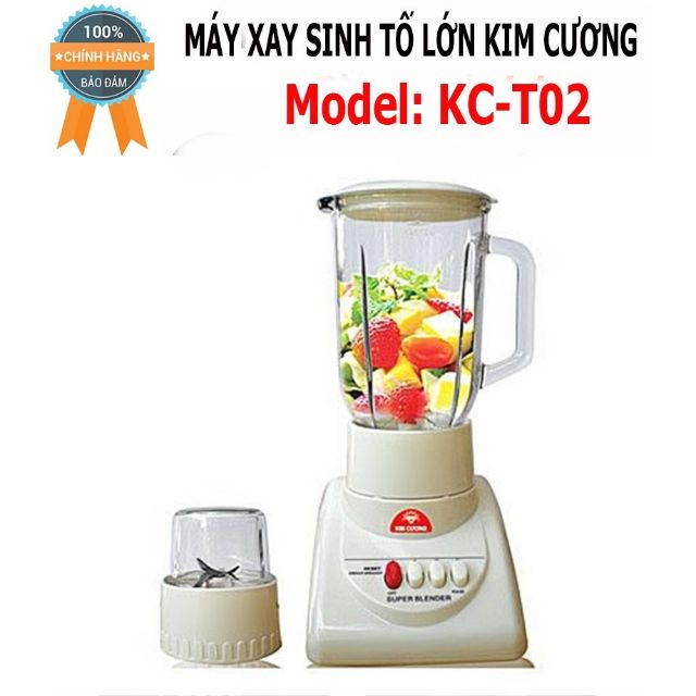 Máy xay sinh tố 2 cối kim cương kc-t02