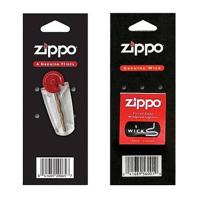 Combo tim và đá bấc zippo chính hãng