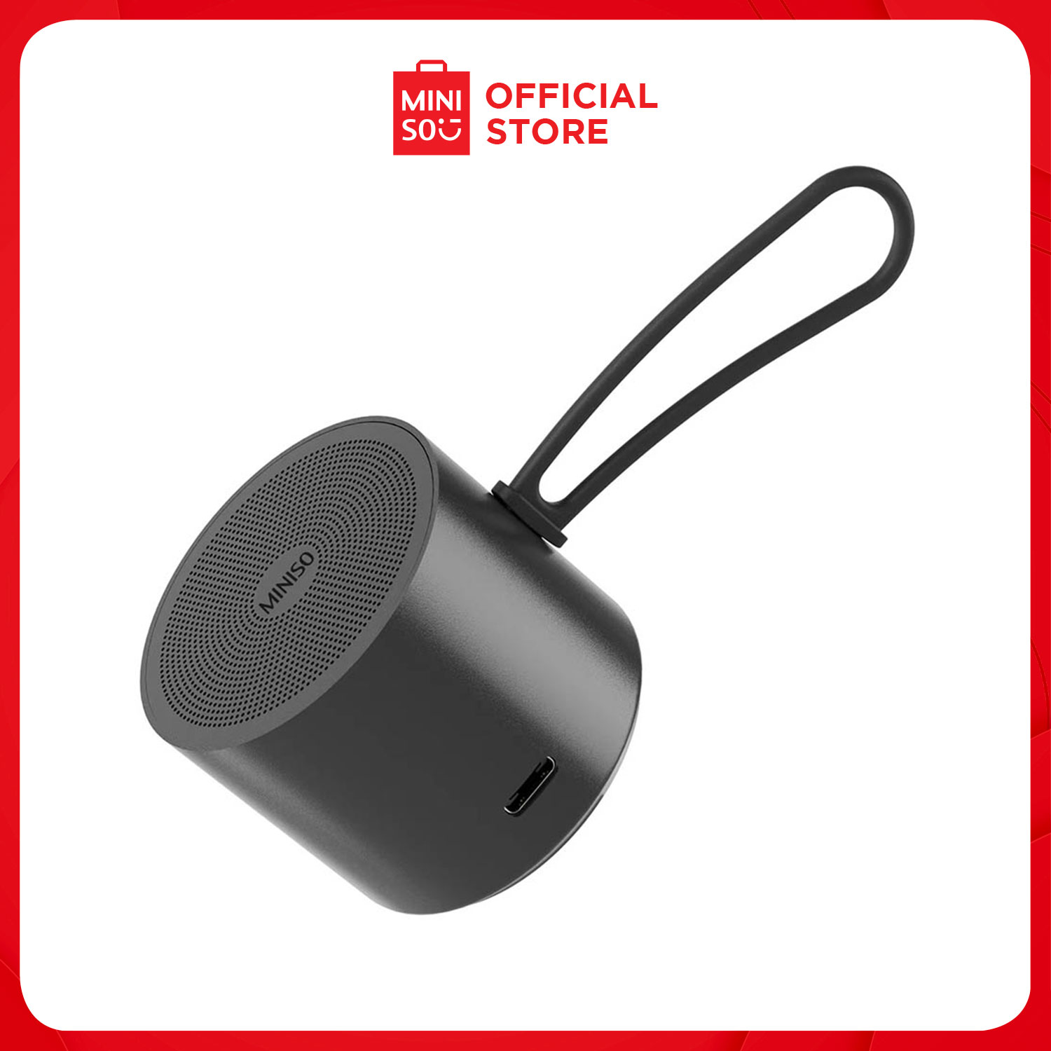 MINISO Portable Metal Wireless Speaker Model: A127 (Gray) | Lazada PH