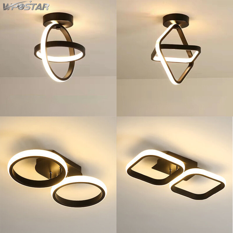 LED Ceiling Mini Chandelier Hanging Lights with 2 Square Shape Corridor