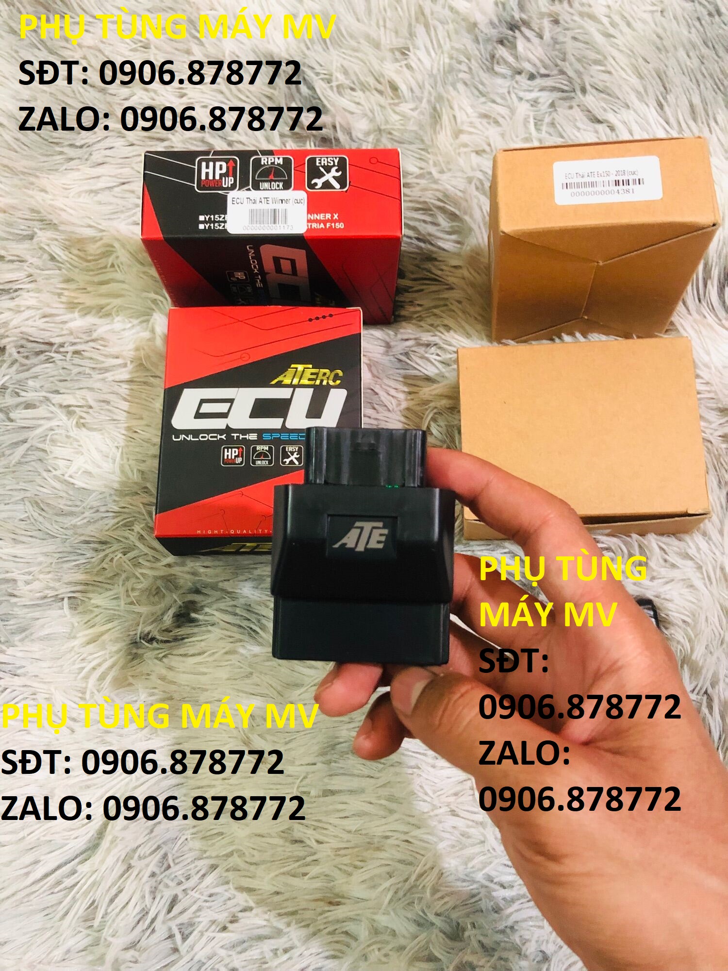 ECU ATE mở tua máy sẵn cho xe EX150/WINNER SONIC