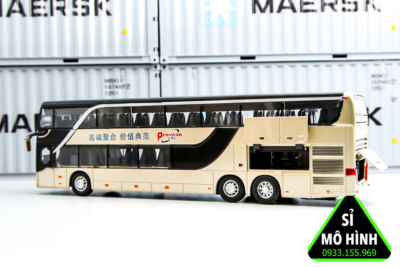 [HCM][ Sỉ Mô Hình ] Mô hình xe khách xe bus hai tầng