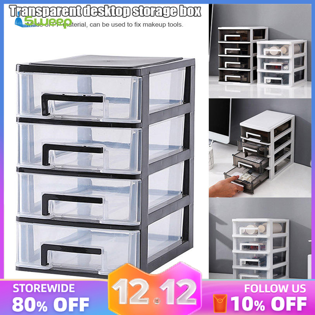 plastic desktop organizer with drawers