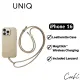UNIQ Coehl Muse iPhone 16 Pro Max Case / iPhone 16 Pro Case MagClick Charging Premium Leatherette Phone Case. 