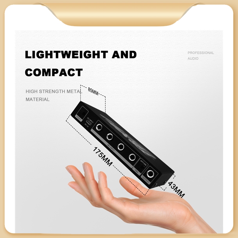 Feedback Suppressor for Wireless/Wired Microphones - Anti-Howling Feedback Controller