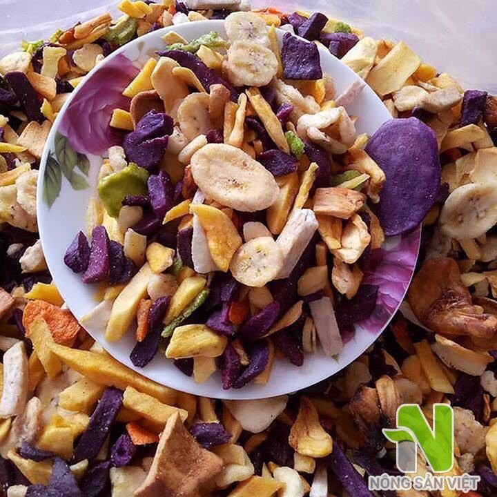500gr Trái Cây Sấy Vỡ Đà Lạt