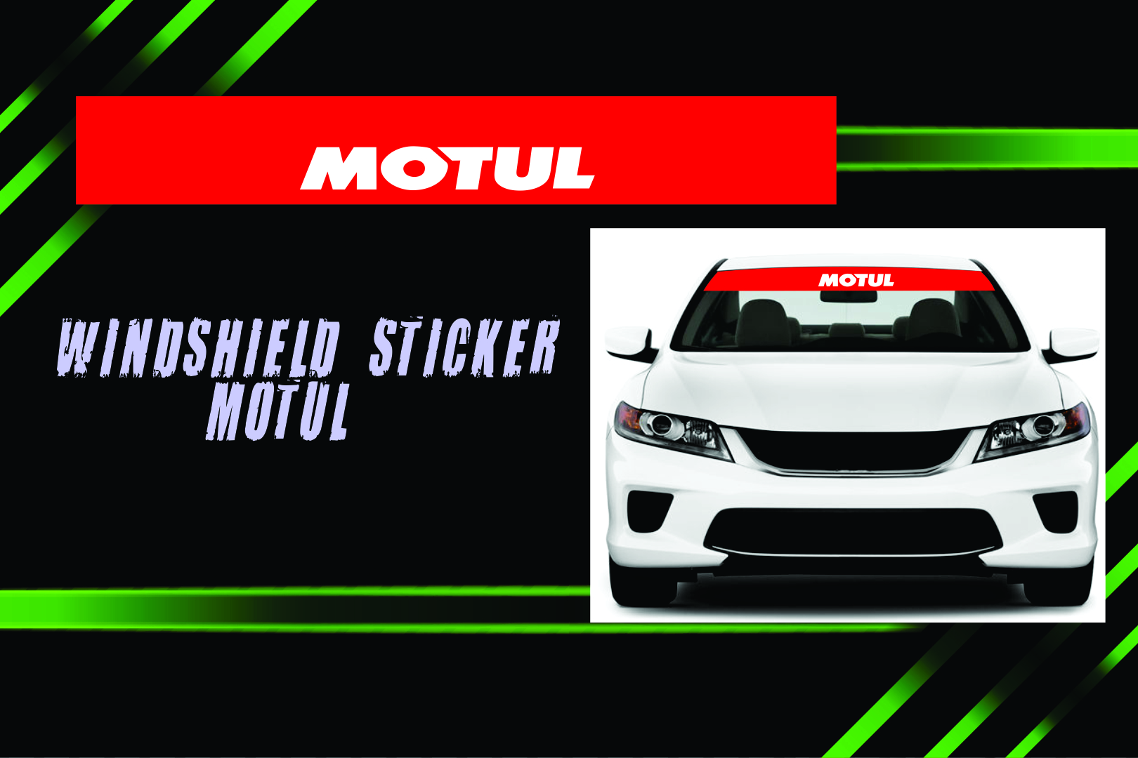 MOTUL Windshield sticker/decal 1 pc Lazada PH