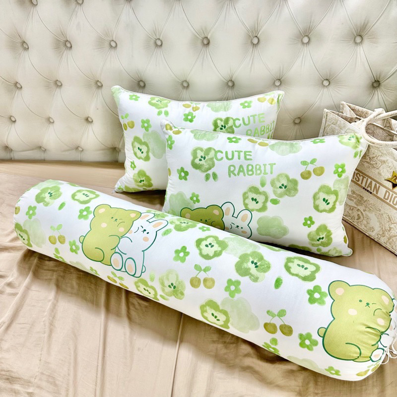Vỏ Gối Đầu Cotton Đũi 45x65cm