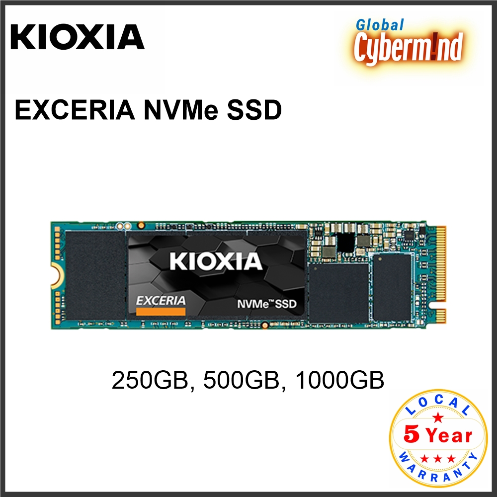 KIOXIA EXCERIA NVMe SSD 250GB, 500GB, 1000GB (Brought to you