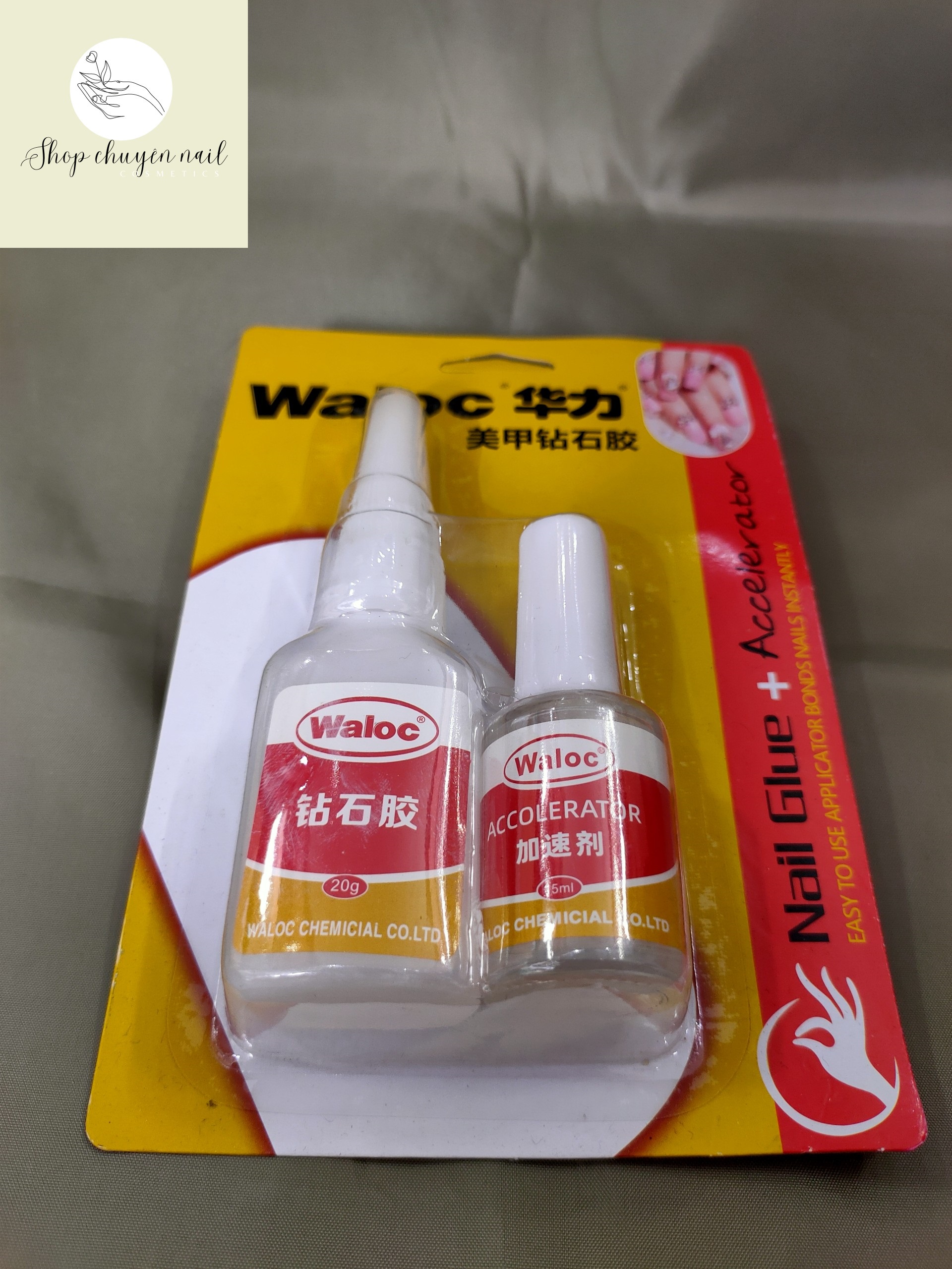 Keo dán móng Waloc