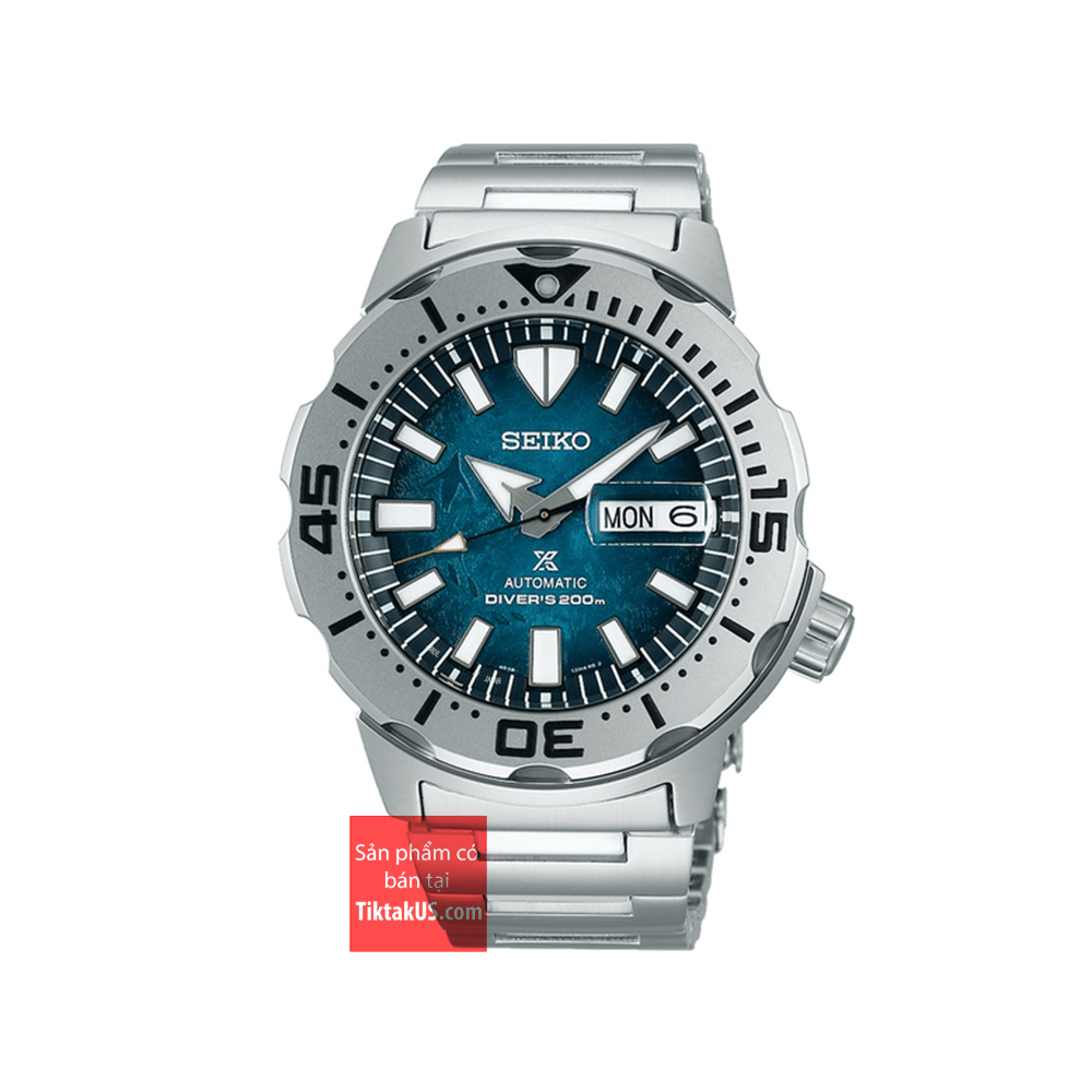 Đồng hồ nam Automatic Seiko Prospex “Save The Ocean Antarctica” Iced Monster  SRPH75K1 Limited Edition size 43mm dây thép vỏ thép không gỉ chống nước  200m Tiktakus 