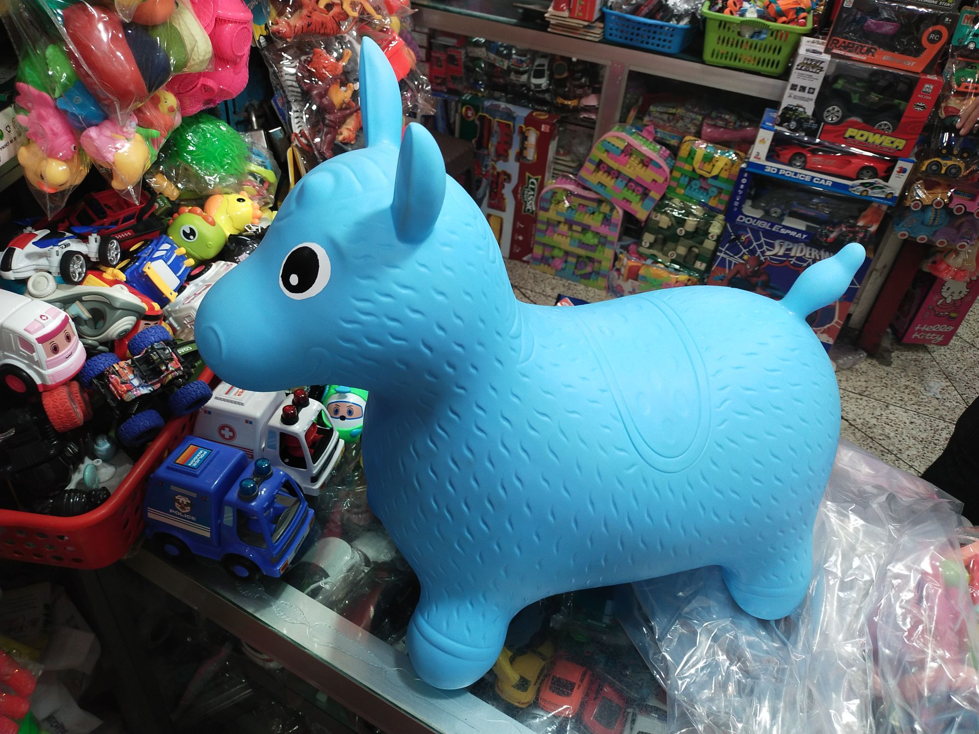 Toddler Riding Horse Toy Great For Indoor And Outdoor Bouncy Animal, Bouncy Horse Inflatable toy children.