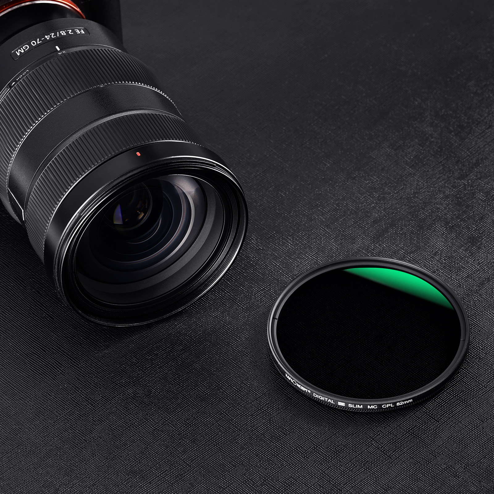 K&F Concept MC CPL Lens Filter Green Coating Ultra-thin Frame Filter