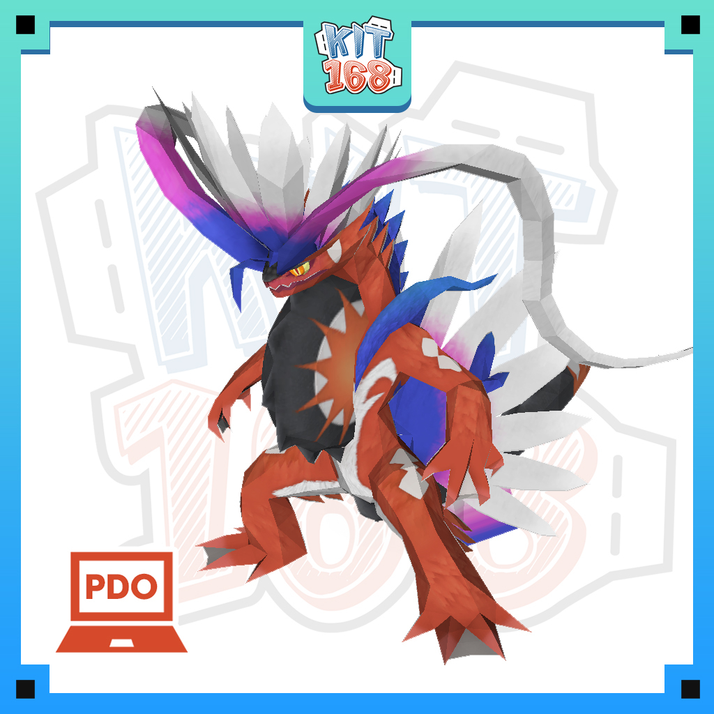 Mô hình giấy Anime Game Pokemon Koraidon