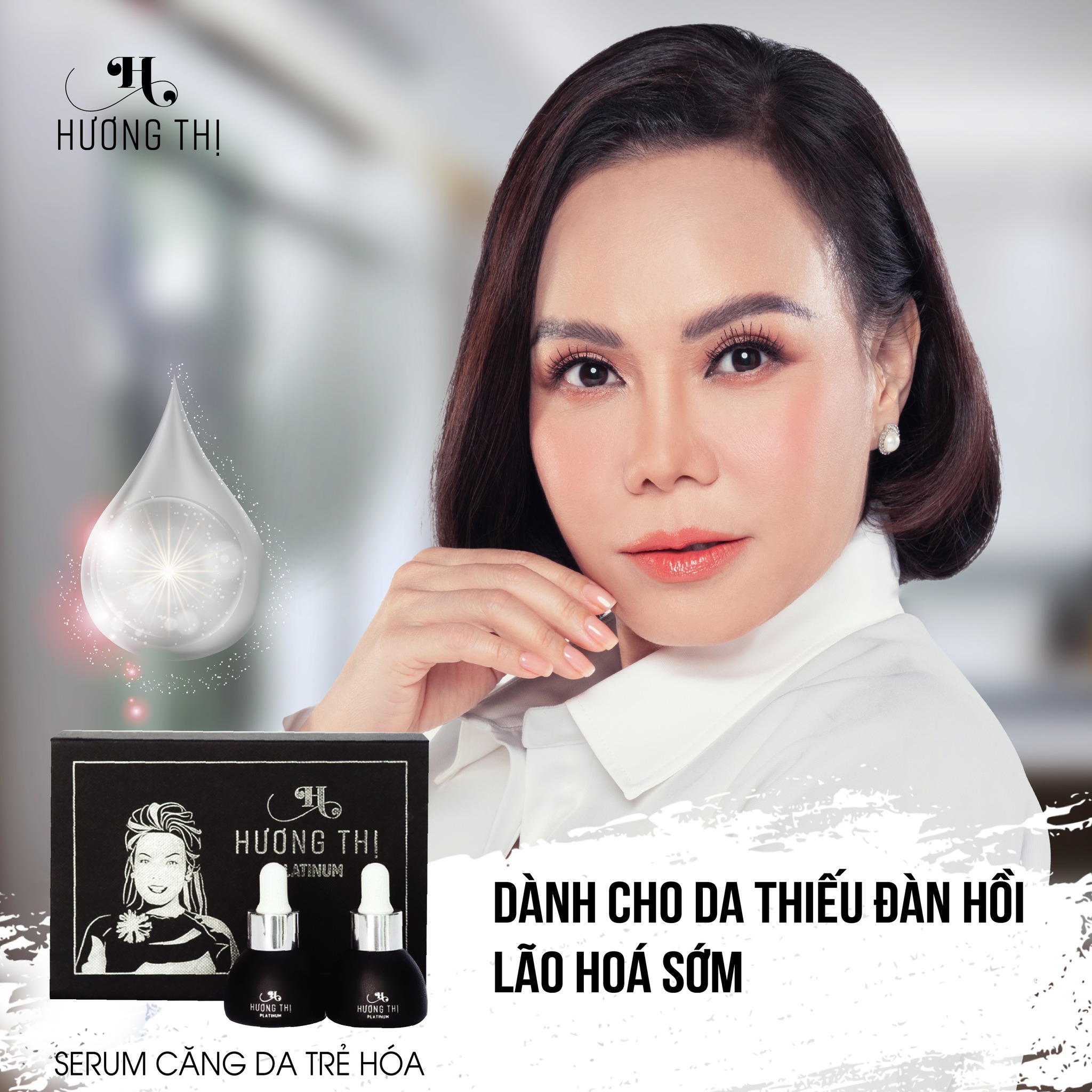 [HCM]Serum căng da trẻ hoá Hương Thị Rejuvenating 2 chai x 15ml(tặng nước hoa mini)