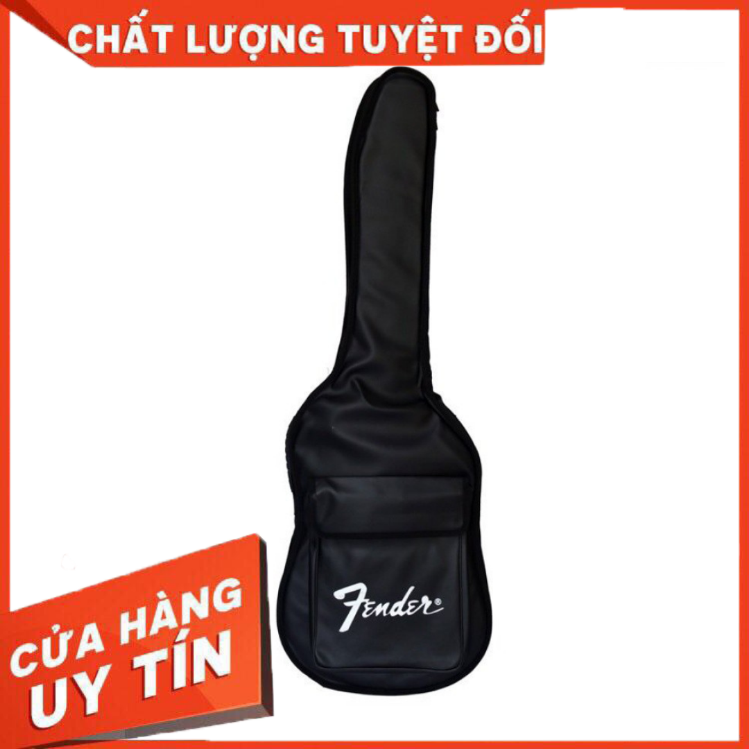 [HCM]Bao đàn  guitar điện 3 lớp Fender màu đen