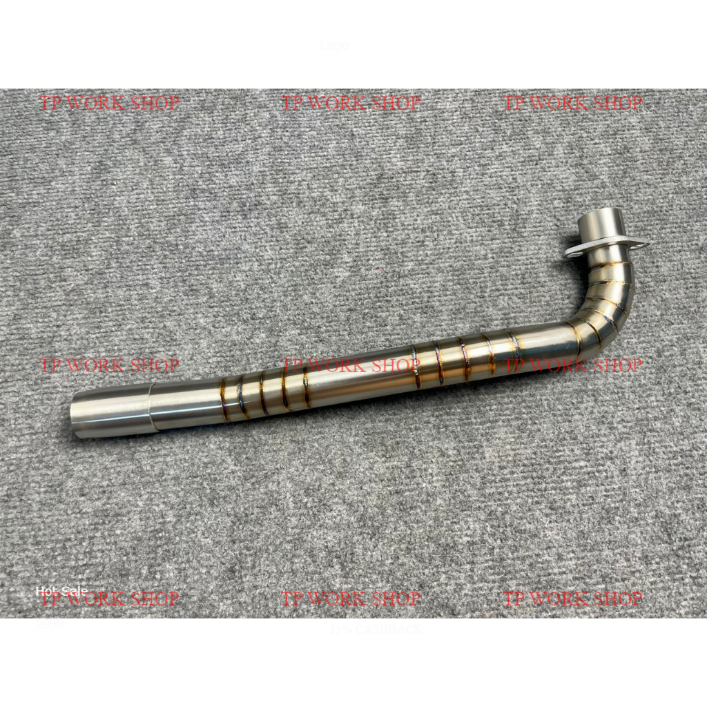 Cổ pô inox 304 size 27-32mm mối hàn tích sâu cực đẹp dream, wave, fu neo, future led, sirius